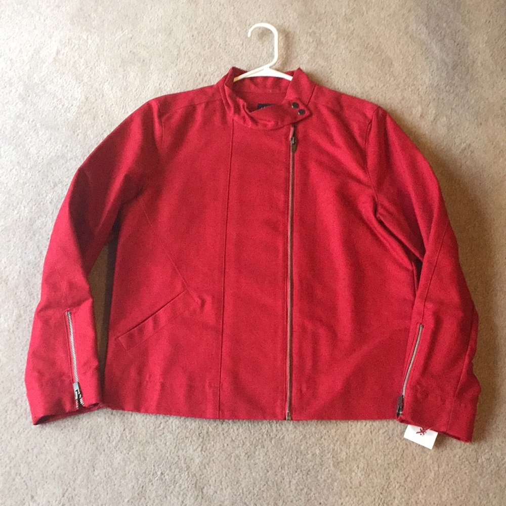 Kate spade Saturday red riding jacket. New